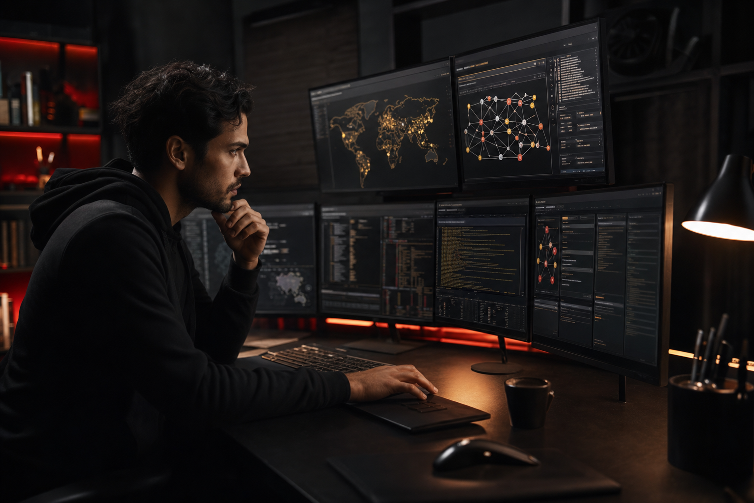 Adultos aprendiendo ciberseguridad