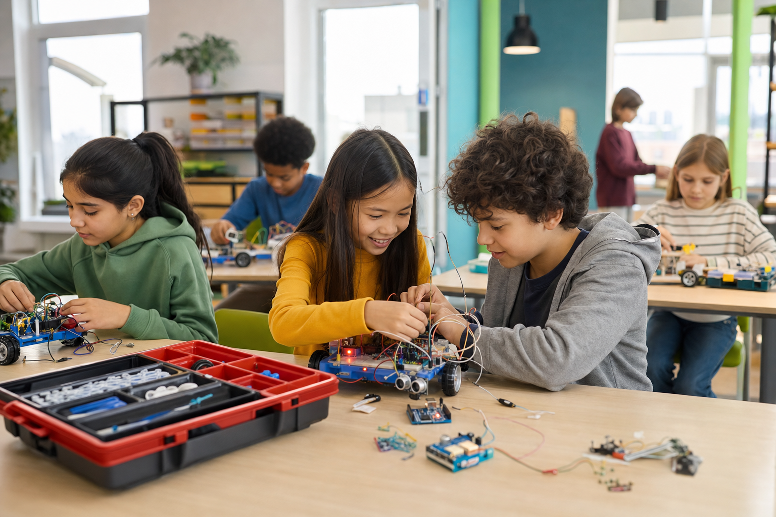 Proyecto de robótica creado por alumnos